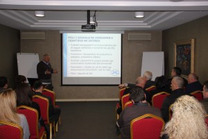 Executive Director of SHUKALB, Mr. Giantris presenting at the Assembly Meeting