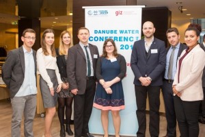 YWP representatives of Albania, Kosovo, Serbia, Hungary, Romania and Austria at the Danube Water Conference