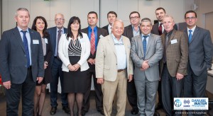 Philip Giantris, Executive Director of SHUKALB, and other executives of Associations in  the Danube Region after the signing of D-LEAP
