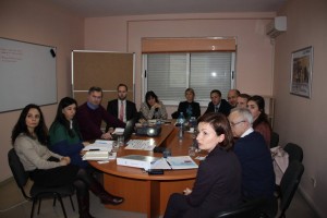 Hungarian Water Association Staff discusses opportunities with SHUKALB Board Members and Staff