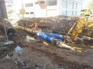 Punimet per rikonstruksionin e linjës kryesore të furnizimit me ujë