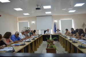 Momenti i hapjes së workshopit në Cerrik në prezencë edhe të kryetarit të bashkisë Z. Altin Toska